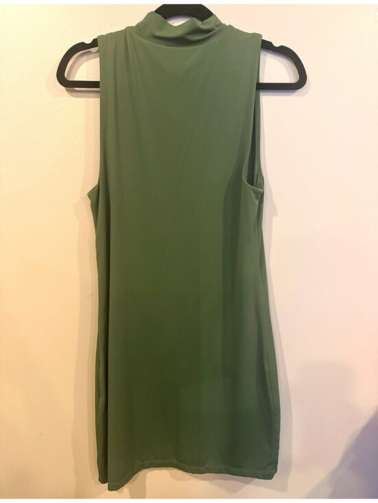 Babaton Dresses & Skirts - Aritzia Babaton Green Contour Stretch Bodycon Sleeveless Mini Dress Large staple